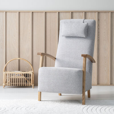 Aina nojatuoli hiekka Grass 06, wenge käsinojat